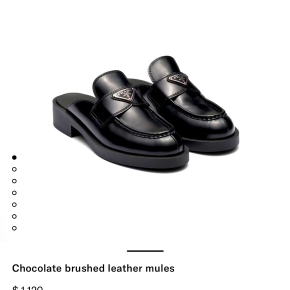 Prada women’s brushed mule - Picture 2 of 13